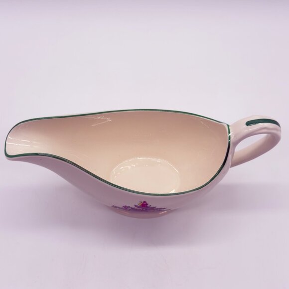 Spode Christmas Tree Gravy Sauce Boat Under Plate 2-Piece Set - Picture 9 of 11